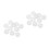 20Pcs White Plastic Drum Bung Caps Threaded Bucket Leak-Proof Lids 5