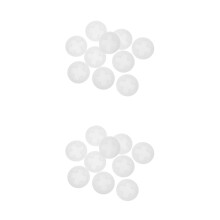 20Pcs White Plastic Drum Bung Caps Threaded Bucket Leak-Proof Lids