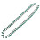 4Pièces Applique Creative Verte En Cristal Pour Bride Sash 3
