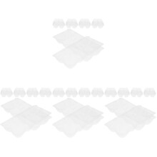 24Pièces Boîte Transparente En PVC Pour Œufs D'oie, Rangement Sécurisé