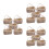 15Pcs Portable Mini Raffia Flower Baskets for Pretend Play Storage 1