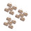 15Pcs Portable Mini Raffia Flower Baskets for Pretend Play Storage 5