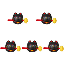 5Sets ABS Cartoon Vis Percussie Speelgoed Office Ontspannend Speel