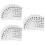 180Pcs White Game Cards for Education Fun Durable Paper 7