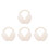 4Pièces Cache-Oreilles Blancs Douillets Usage Extérieur Hiver 4