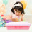 2Pièces Bac À Sable Rose Stockage Jouets 10