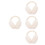 4Pièces Cache-Oreilles Blancs Douillets Usage Extérieur Hiver 6