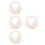 4Pièces Cache-Oreilles Blancs Douillets Usage Extérieur Hiver 7