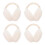 4Pièces Cache-Oreilles Blancs Douillets Usage Extérieur Hiver 9