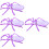 4Pièces Plateau Dessert Réutilisable Violet Usage 6