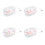 4Pcs High Transparency Doll Storage Bag Lightweight PVC Carrying Case 1