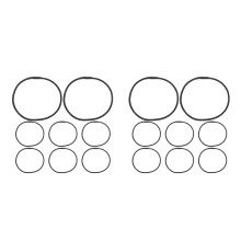 16Pcs Universal Mic Shock Mount Elastic Bands Rubber Noise Reducers