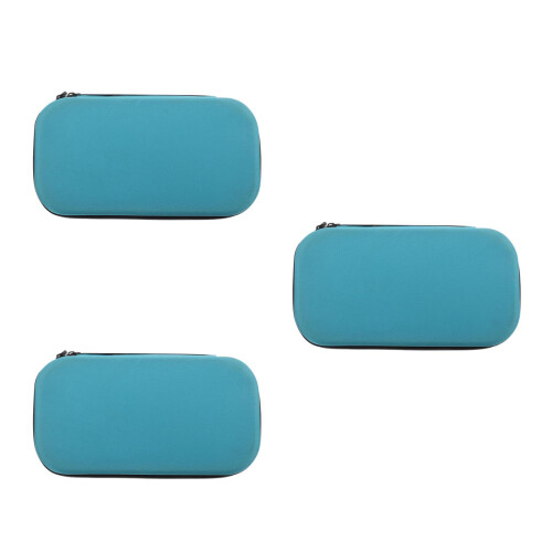 3Pcs Portable Blue Stethoscope Storage Bag Eva Shockproof Organizer 1