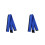 2Pcs Multifunctional Blue Fencing Bag for Foil Epee Sabre Storage 7