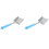 2Pcs Durable Post Hole Spade Multi-Color Soil for Garden Use 1
