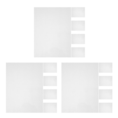 30Pièces Film Rétractable Transparent Bops Pour Projets DIY 2