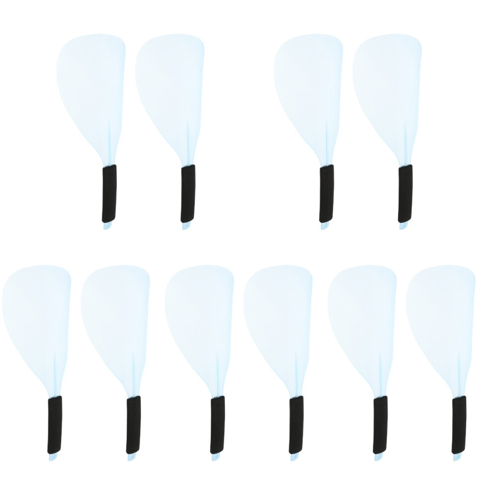 10Pcs Haircut Eyes Protector Blue Plastic Hair Salon Spray Shield 3713135339088