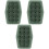 3pcs Bath Body Silicone Brush 3