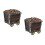 2Pcs Durable Plastic Pirate Chest Toy for Kids Creative Home Organizer 1