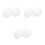 3Pcs Versatile White Dog Scent Training Balls for Agility 1