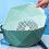 (The Nordic Green, L) Hexagonal Double-Layer Colander for Broccoli & Grapes 2