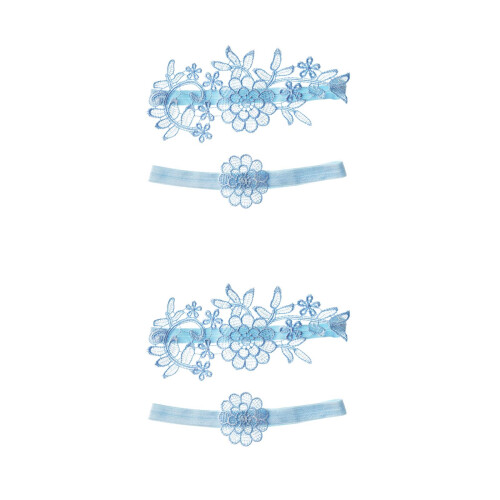 4St Lace Garter Set Comfortabel Bruid & Feestdagen
