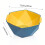 (Yellow and blue contrast, S) Hexagonal Double-Layer Colander for Broccoli & Grapes 2