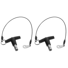 2Pcs Steel T Handle Lock Pin Quick Release Locking Pin Assorted Colors