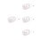 4Pcs High Transparency Doll Storage Bag Lightweight PVC Carrying Case 7
