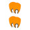 4Pcs Uv Nail Lamp Protective Shields Orange Plastic for Nail Curing 5