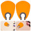 4Pcs Uv Nail Lamp Protective Shields Orange Plastic for Nail Curing 6