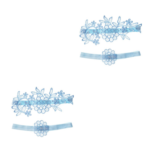 4St Lace Garter Set Comfortabel Bruid & Feestdagen 2