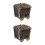 2Pcs Durable Plastic Pirate Chest Toy for Kids Creative Home Organizer 6