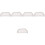 5Pcs White PVC Rain Gutter End Caps Easy Install Downspout Accessories 5