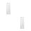 2Pcs White Embroidery Snap Frame Durable for Cross Stitch and Sewing 7
