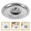 16Pcs Silver Cooking Pot Replacement Lids Stainless Steel Pan Covers 10