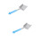 2Pcs Durable Post Hole Spade Multi-Color Soil for Garden Use 8