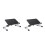 2Pcs Black Iron Laptop Tablet Mount Stand Comfortable Viewing Holder 4