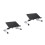 2Pcs Black Iron Laptop Tablet Mount Stand Comfortable Viewing Holder 6