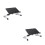 2Pcs Black Iron Laptop Tablet Mount Stand Comfortable Viewing Holder 9