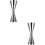 2St Roestvrijstalen Jigger Cocktail Maatbeker Bar Tool 6