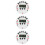3Pcs White Electronic Poker Timer Plastic Digital Countdown Clock 9