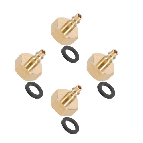 4Stk Schnellverbinder Luftschlauch Adapter Gartenkupplung 2