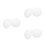 3Pcs Versatile White Dog Scent Training Balls for Agility 5