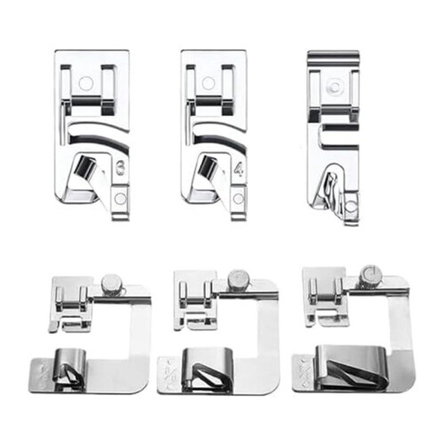 6-Delade FåLlföTter - FåLlfotset för Singer, , Babylock, Euro-Pro, Mer