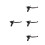 4Pcs Adjustable Mini Motorcycle Handlebar Brake and Clutch Levers 6