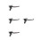 4Pcs Adjustable Mini Motorcycle Handlebar Brake and Clutch Levers 7