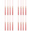 16Pcs Red Graduation Hat Accessories Polyester Tassels for Celebration 6