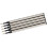 (White) 5pcs Smooth Writing Gel Pen Refills for Ballpoint Pens 2