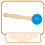 4Sets Portable Blue Singing Bowl Mallets Rubber Head Wooden Handle Set 6